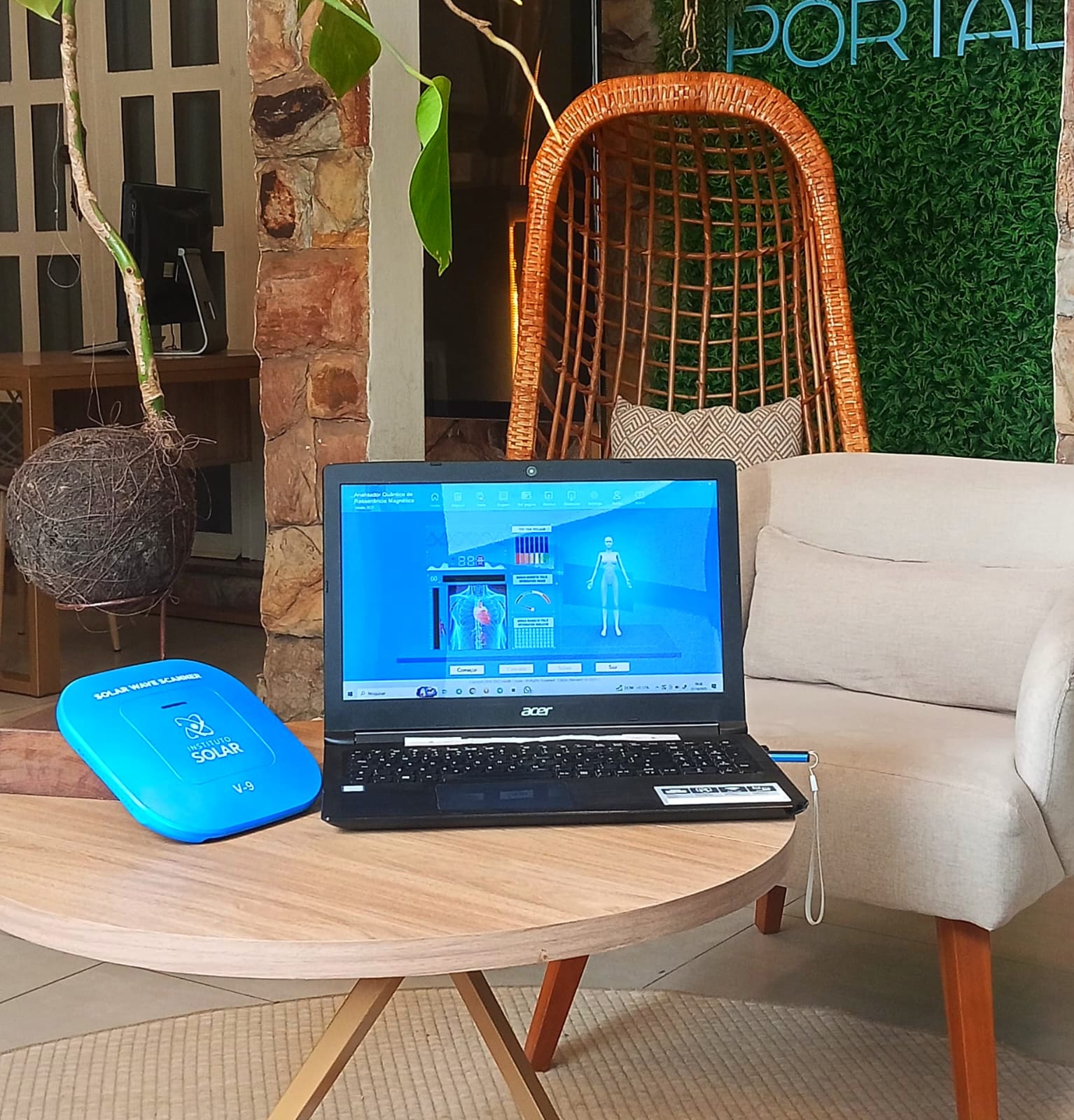 analisador magnético de ressonância quântica Mônica Xavier